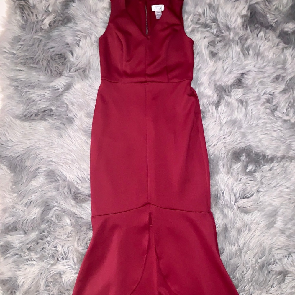 Burgundy Dress